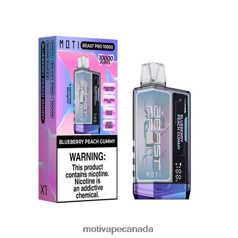 MOTI Beast Pro Disposable Vape (5%, 10000 Puffs) Blue Storm X2PXBV38 - MOTI Vape For Sale