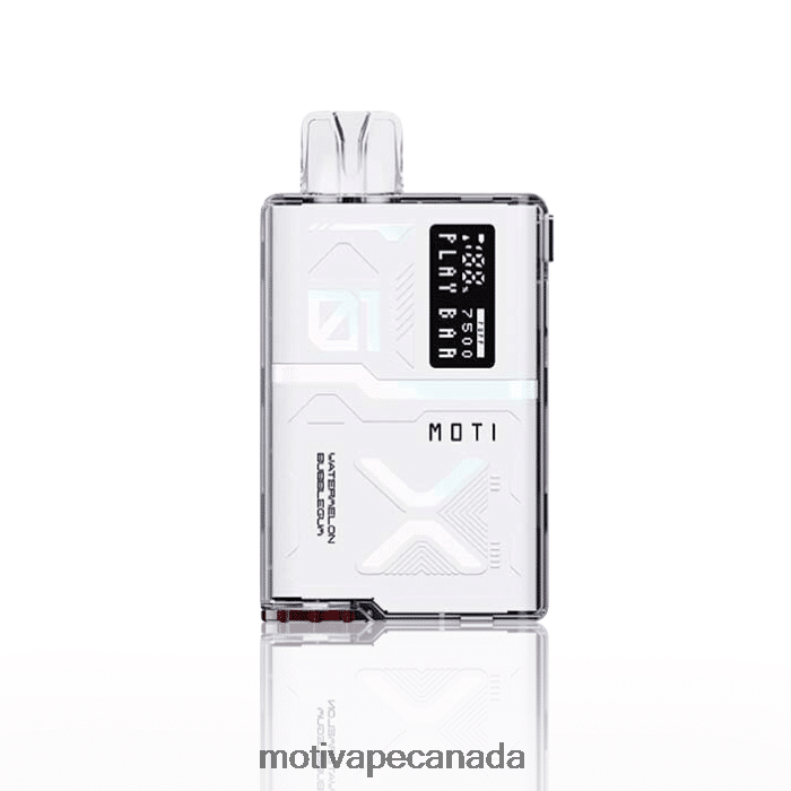 MOTI Play Bar 7500 Disposable Vape (5%, 7500 Puffs) Watermelon Bubblegum X2PXBV53 - MOTI Vape Price