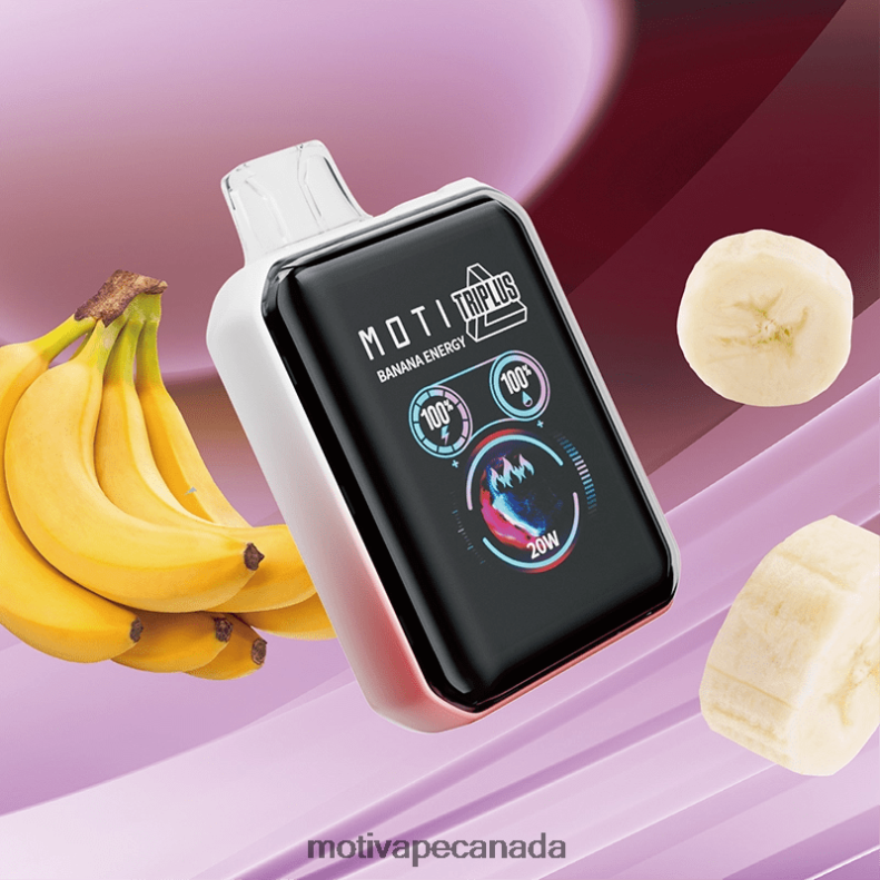 MOTI Triplus 20K Disposable Vape (5%, 20000 Puffs) Banana Energy X2PXBV1 - MOTI Vape Canada