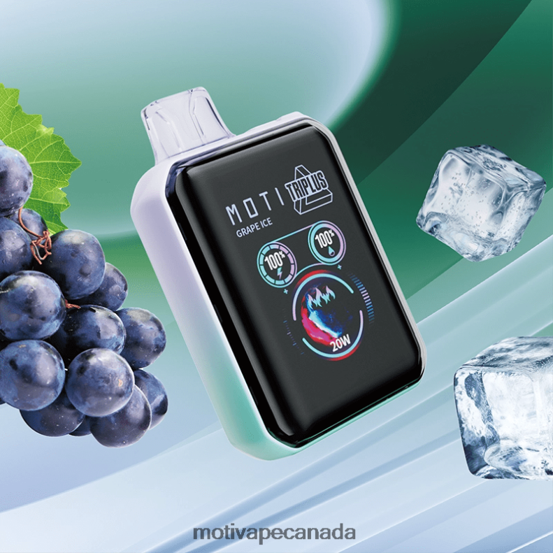 MOTI Triplus 20K Disposable Vape (5%, 20000 Puffs) Grape Ice X2PXBV4 - MOTI Vape Ltd