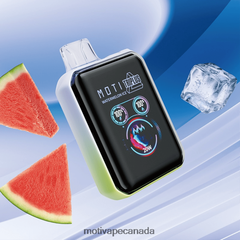MOTI Triplus 20K Disposable Vape (5%, 20000 Puffs) Watermelon Ice X2PXBV10 - MOTI Vape Vancouver