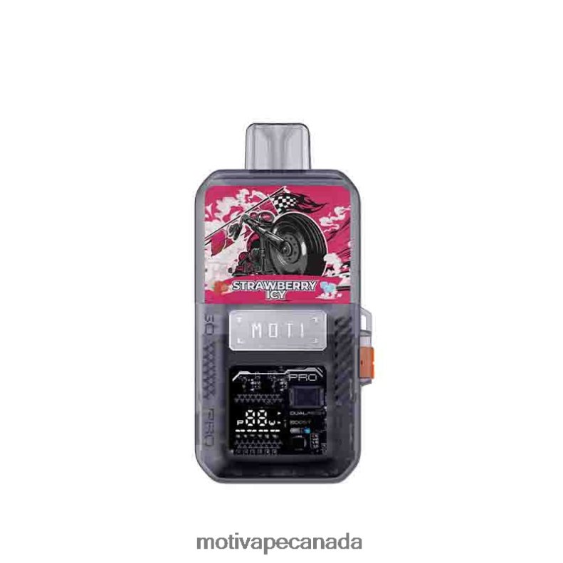 MOTI Go Pro Disposable Pod+Device Strawberry Icy X2PXBV84 - MOTI Vape Ltd