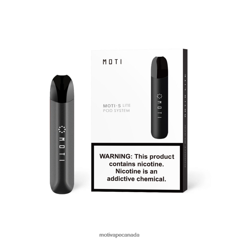 MOTI S Lite Premium Device Knight Black X2PXBV111 - MOTI Vape Canada