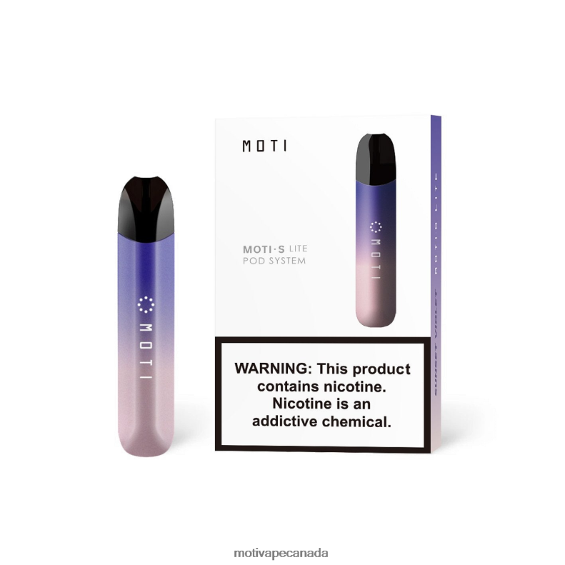 MOTI S Lite Premium Device Sunset Violet X2PXBV112 - MOTI Vape Review