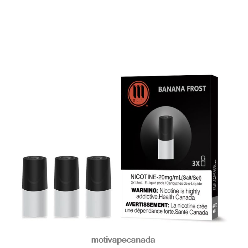 MOTI Classic Pods Banana Frost X2PXBV107 - MOTI Vape Near Me