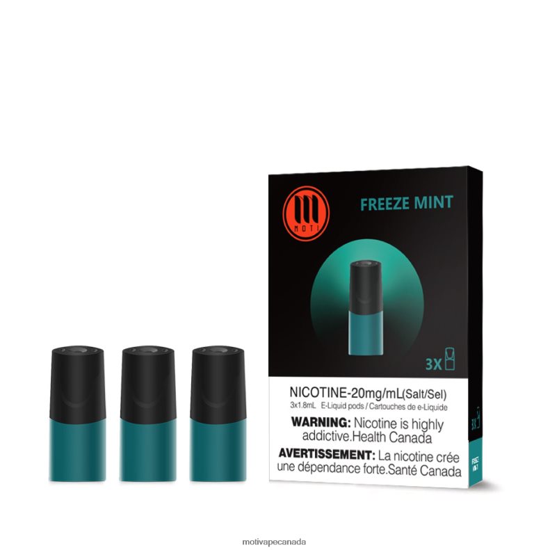 MOTI Classic Pods Freeze Mint X2PXBV105 - MOTI Vape Disposable Canada