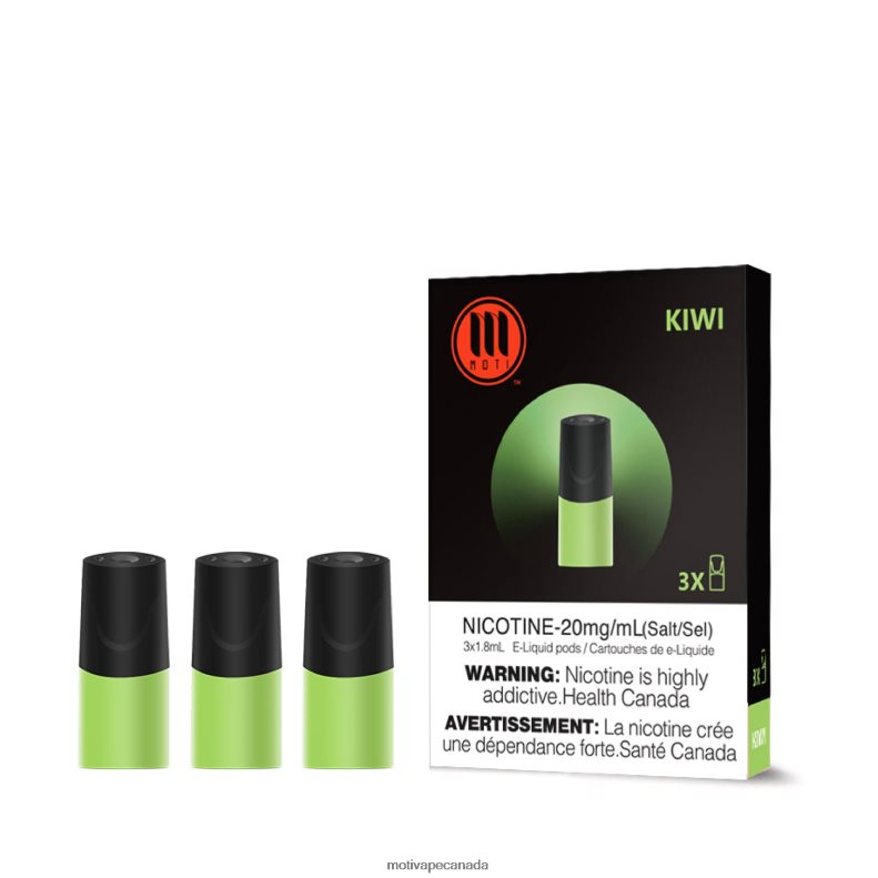MOTI Classic Pods Kiwi X2PXBV100 - MOTI Vape Vancouver