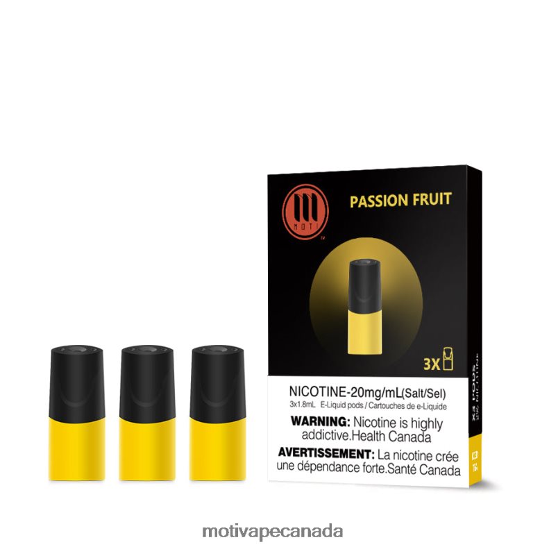 MOTI Classic Pods Passion Fruit Ice X2PXBV109 - MOTI Vape Amazon