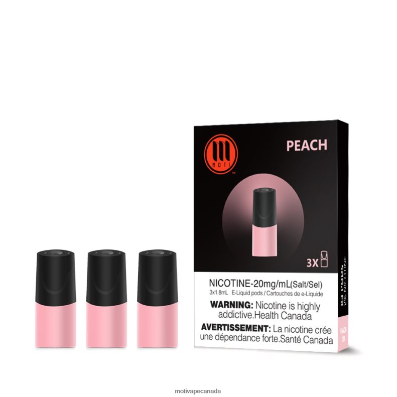 MOTI Classic Pods Peach X2PXBV102 - MOTI Vape Review