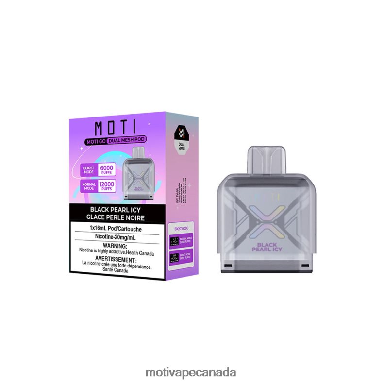 MOTI Go Pro Disposable Pod Black Pearl Icy X2PXBV97 - MOTI Vape Near Me