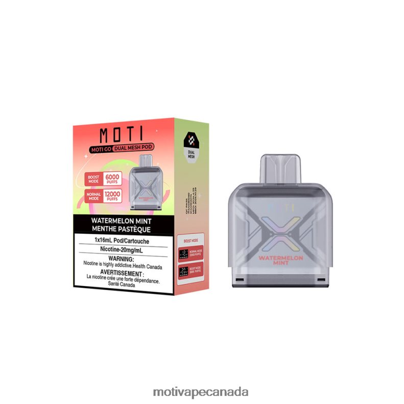 MOTI Go Pro Disposable Pod Watermelon Mint X2PXBV89 - MOTI Vape Amazon